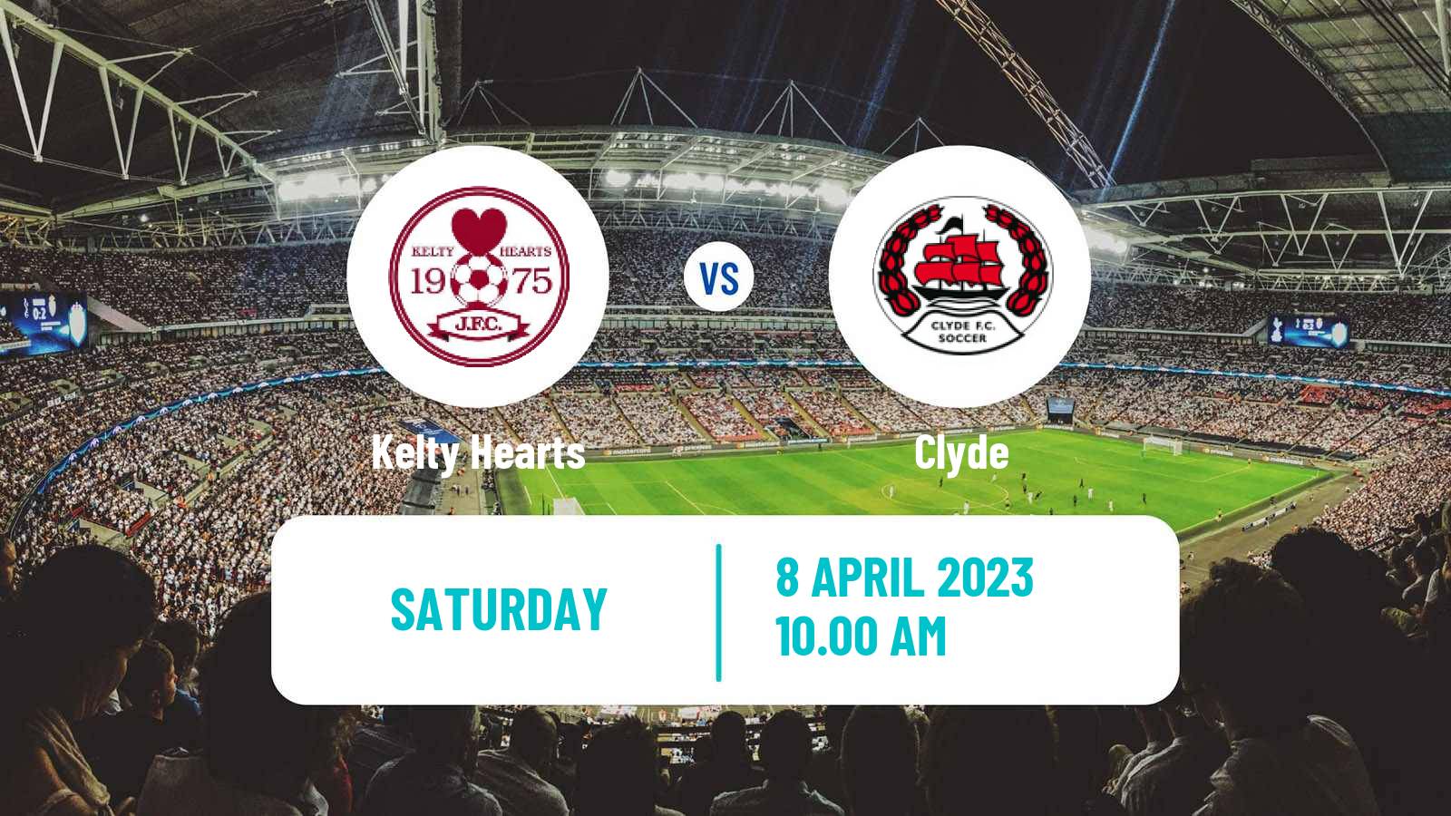 Soccer Scottish League One Kelty Hearts - Clyde