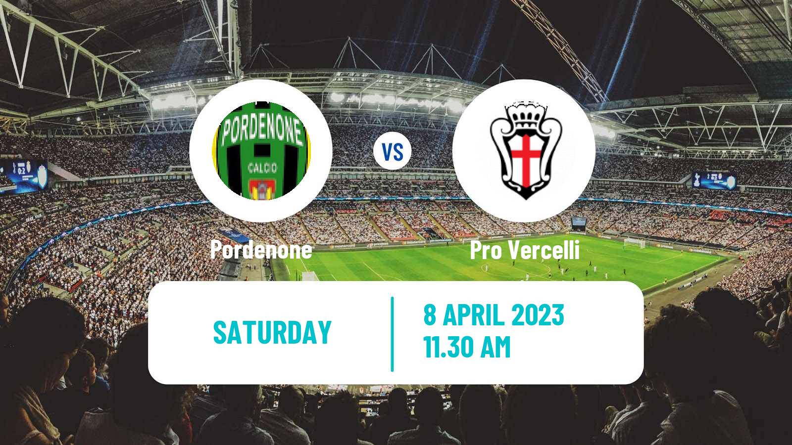 Soccer Italian Serie C Group A Pordenone - Pro Vercelli