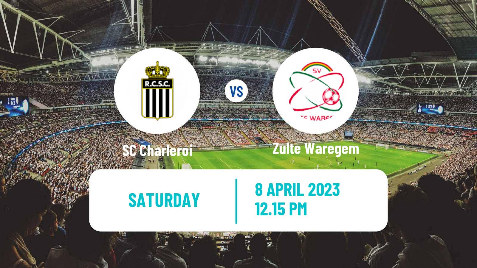 Soccer Belgian Jupiler Pro League Charleroi - Zulte Waregem