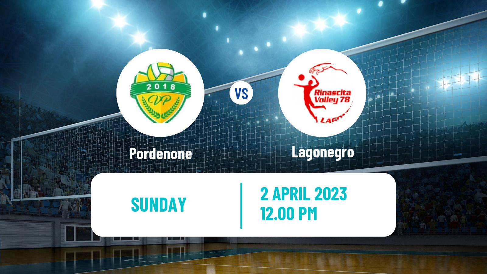 Volleyball Italian Serie A2 Volleyball Pordenone - Lagonegro