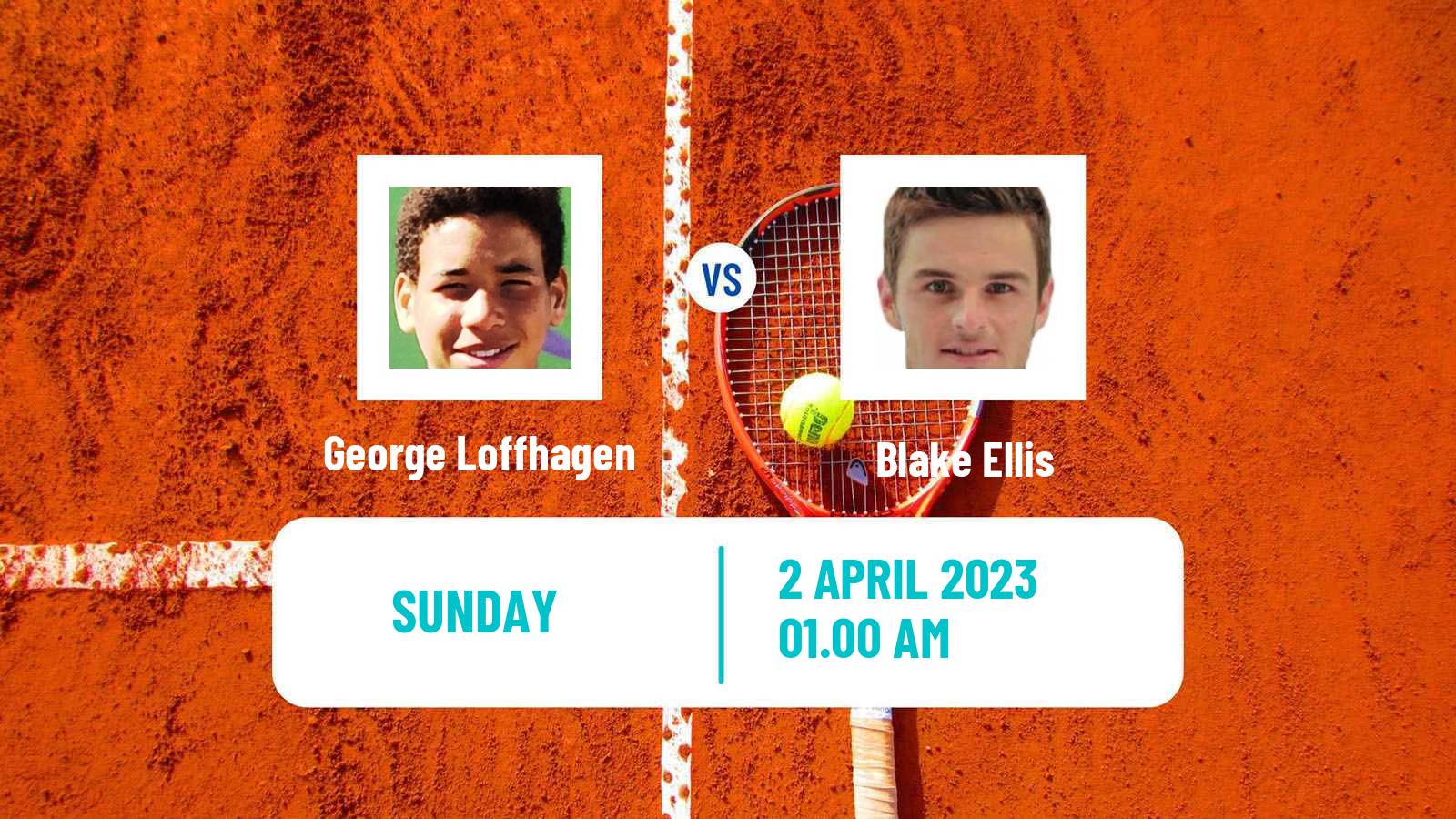 Tennis ITF Tournaments George Loffhagen - Blake Ellis