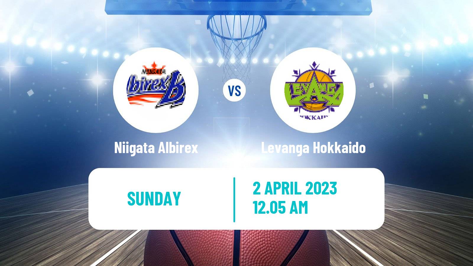 Basketball BJ League Niigata Albirex - Levanga Hokkaido