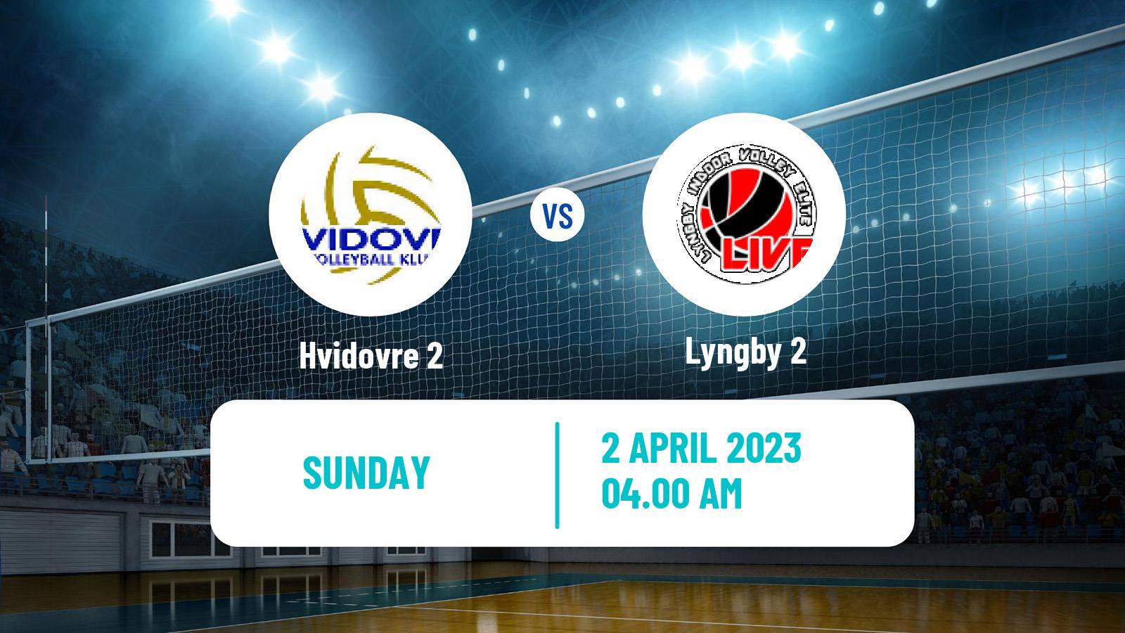 Volleyball Danish 1 Division East Volleyball Women Hvidovre 2 - Lyngby 2