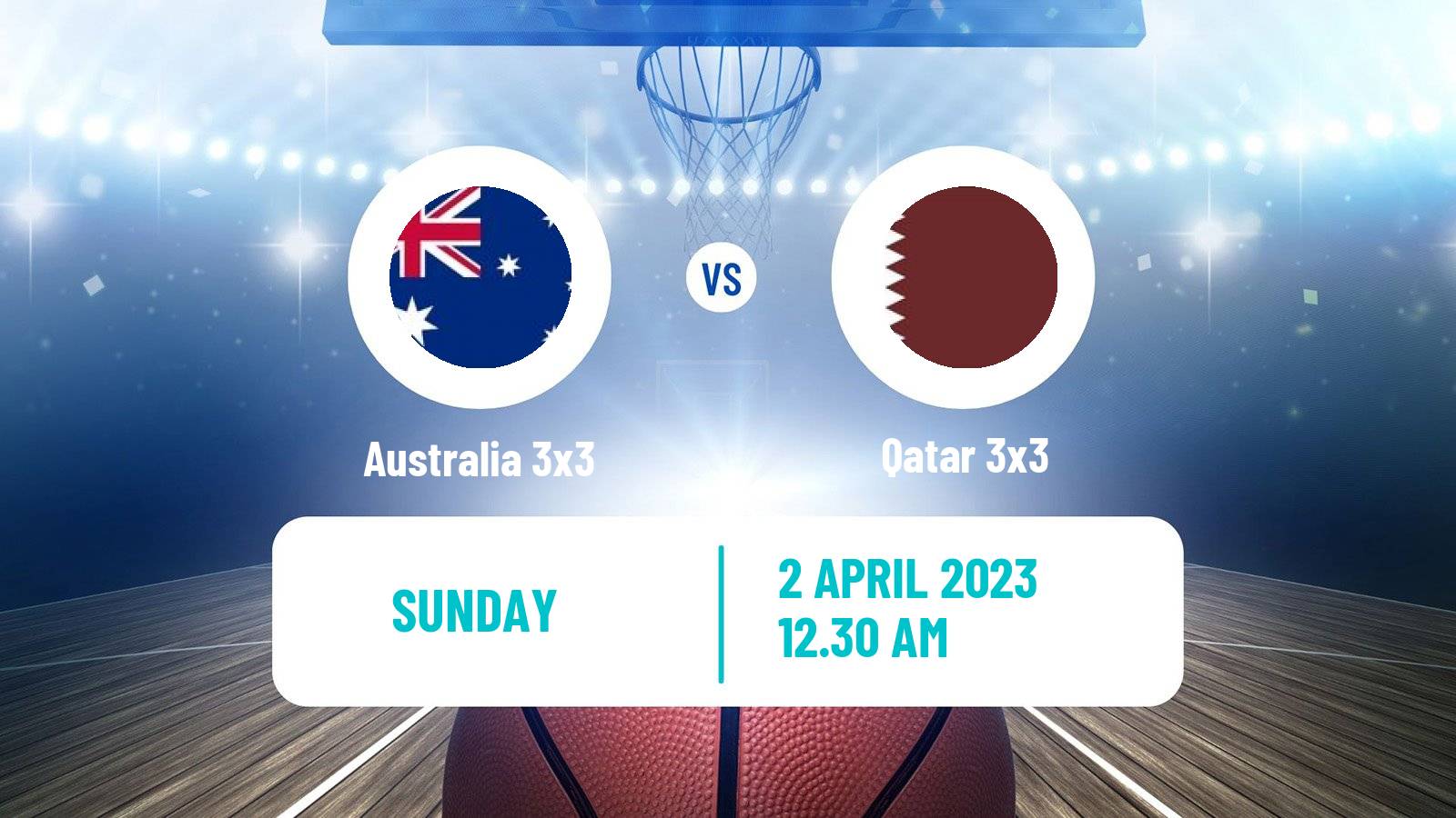 Basketball Asia Cup 3x3 Australia 3x3 - Qatar 3x3
