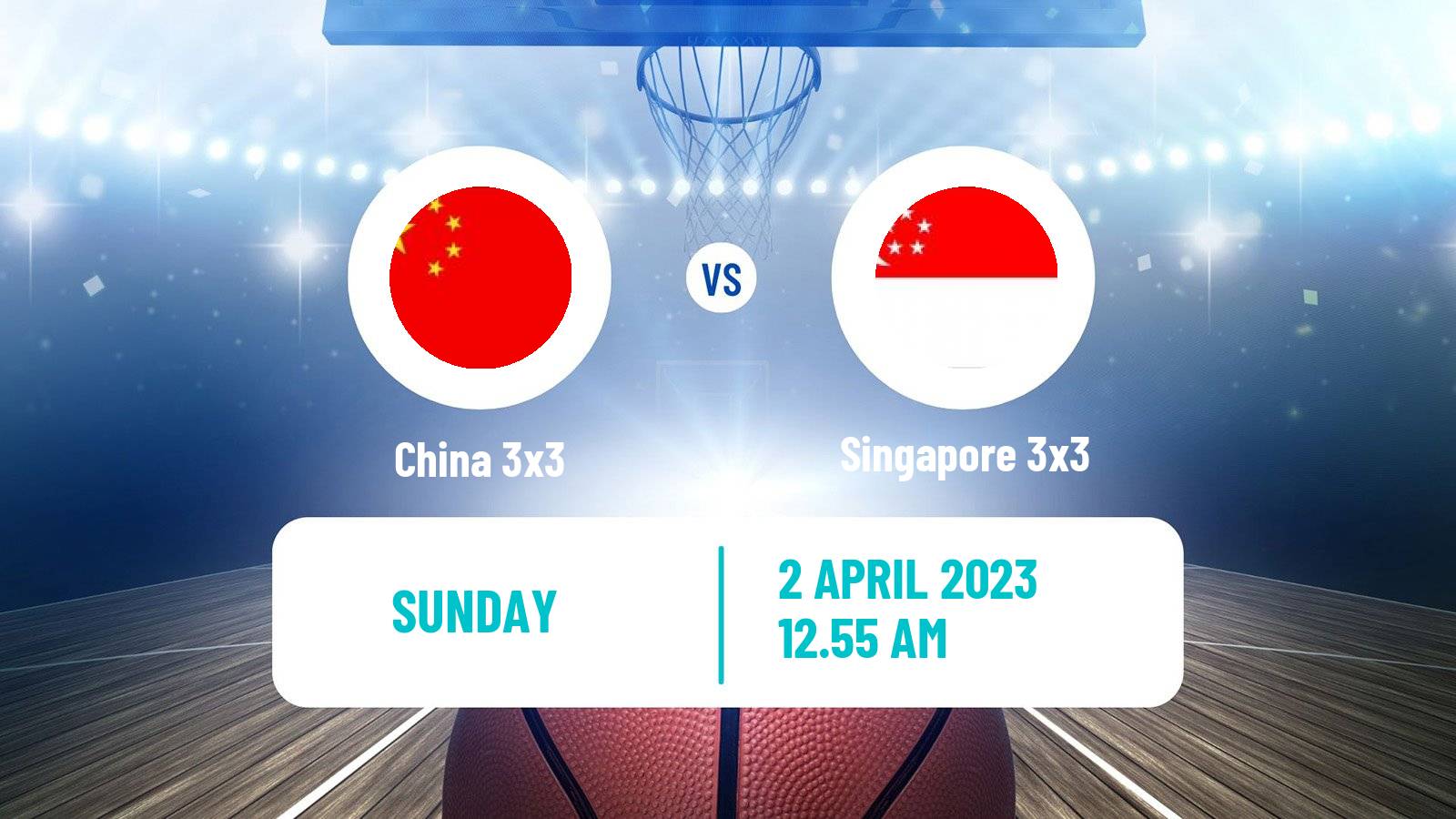 Basketball Asia Cup 3x3 China 3x3 - Singapore 3x3