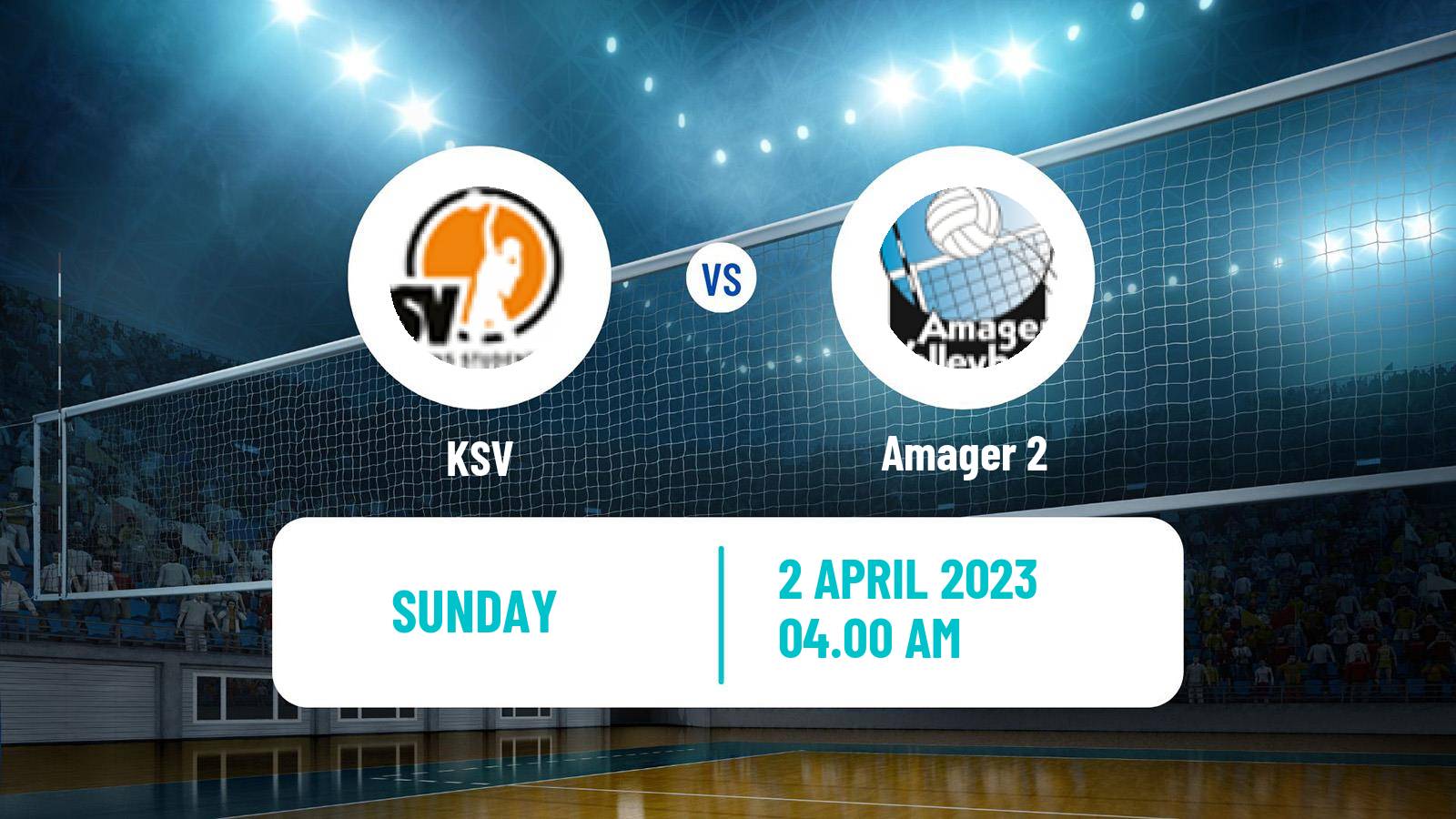 Volleyball Danish 1 Division East Volleyball Women KSV - Amager 2