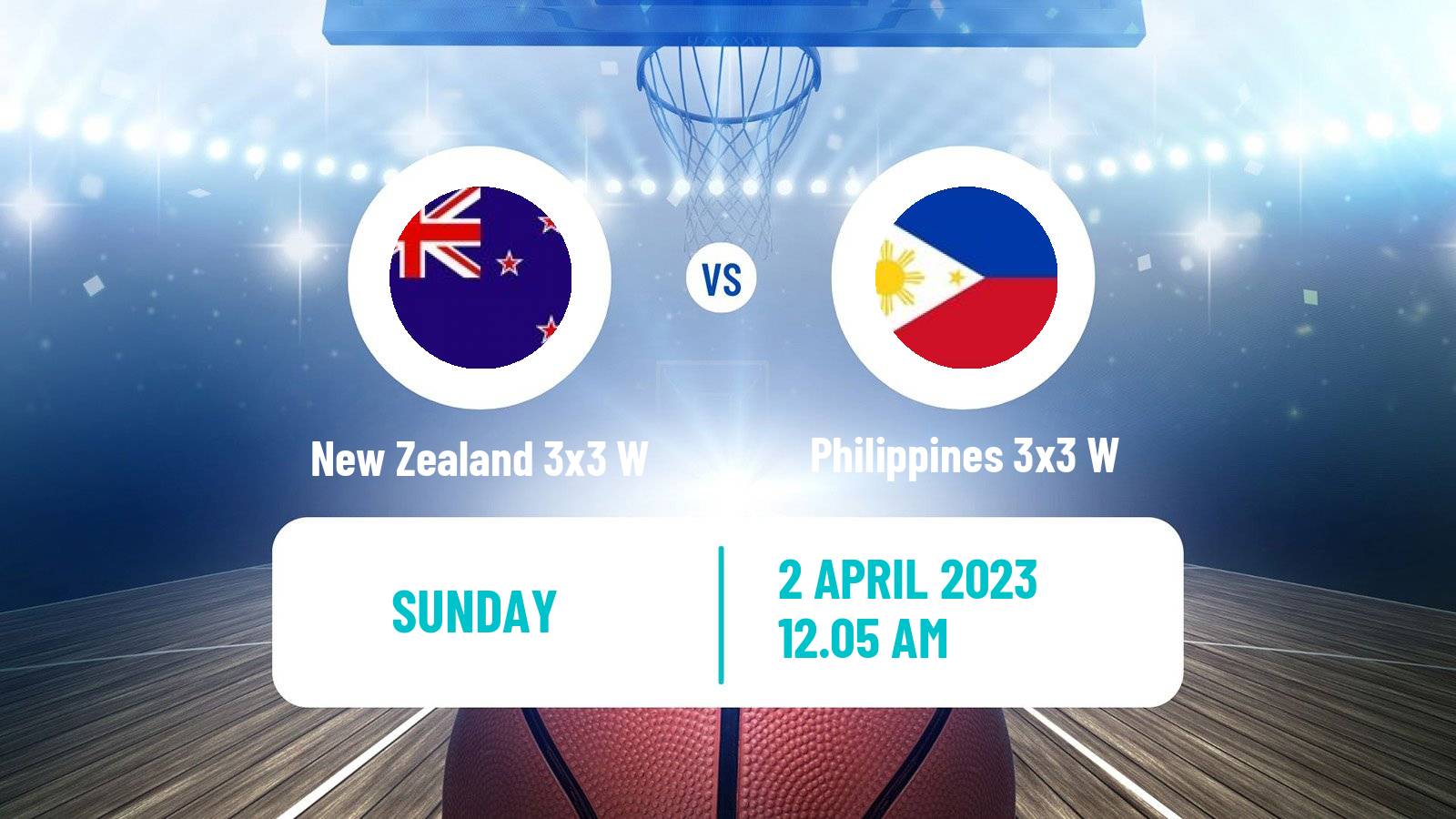 Basketball Asia Cup 3x3 Women New Zealand 3x3 W - Philippines 3x3 W