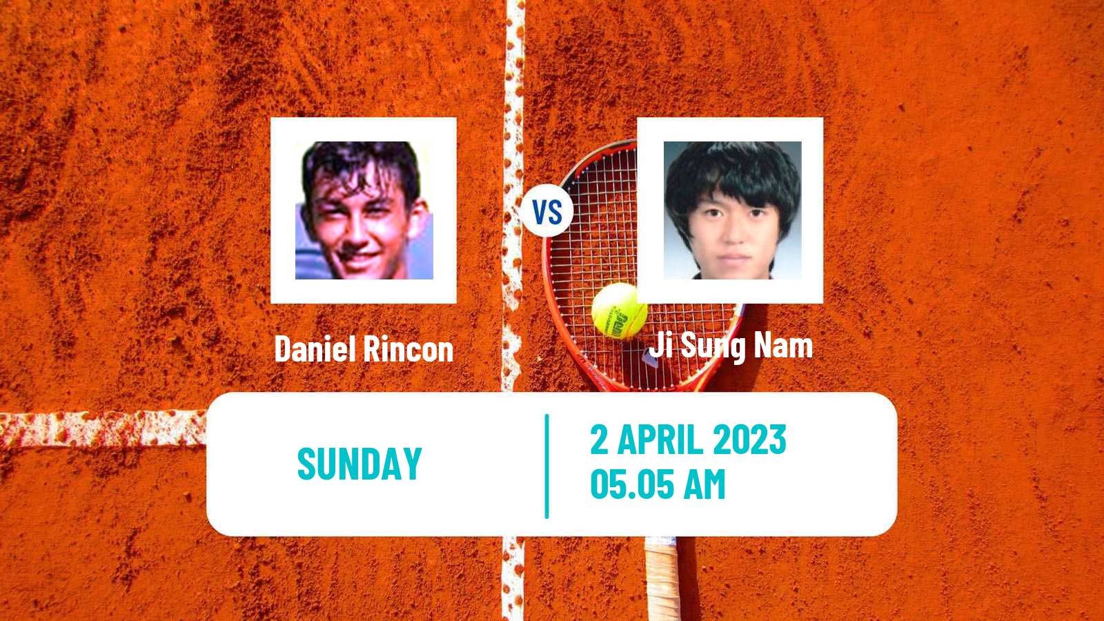 Tennis ATP Challenger Daniel Rincon - Ji Sung Nam