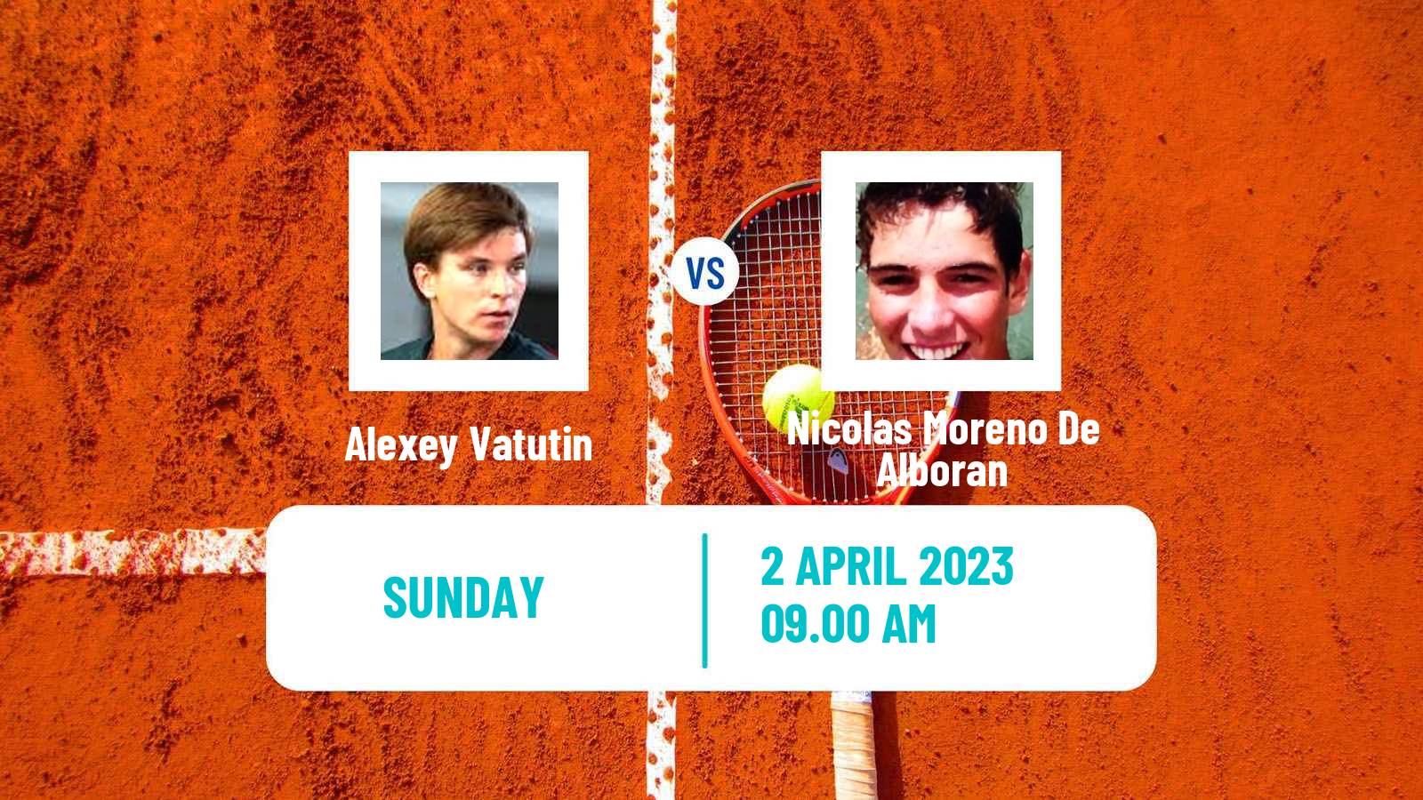 Tennis ATP Marrakech Alexey Vatutin - Nicolas Moreno De Alboran