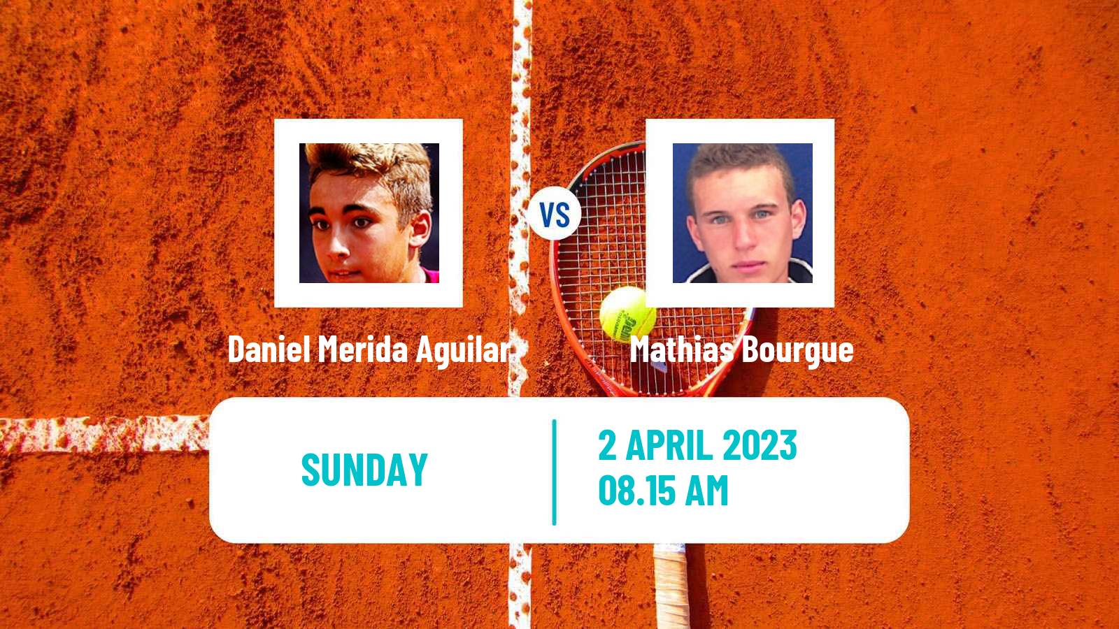 Tennis ATP Challenger Daniel Merida Aguilar - Mathias Bourgue