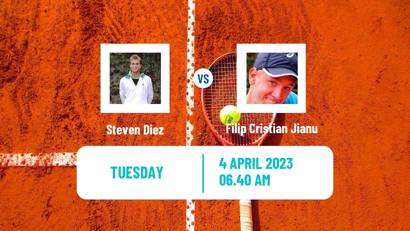 Tennis ATP Challenger Steven Diez - Filip Cristian Jianu