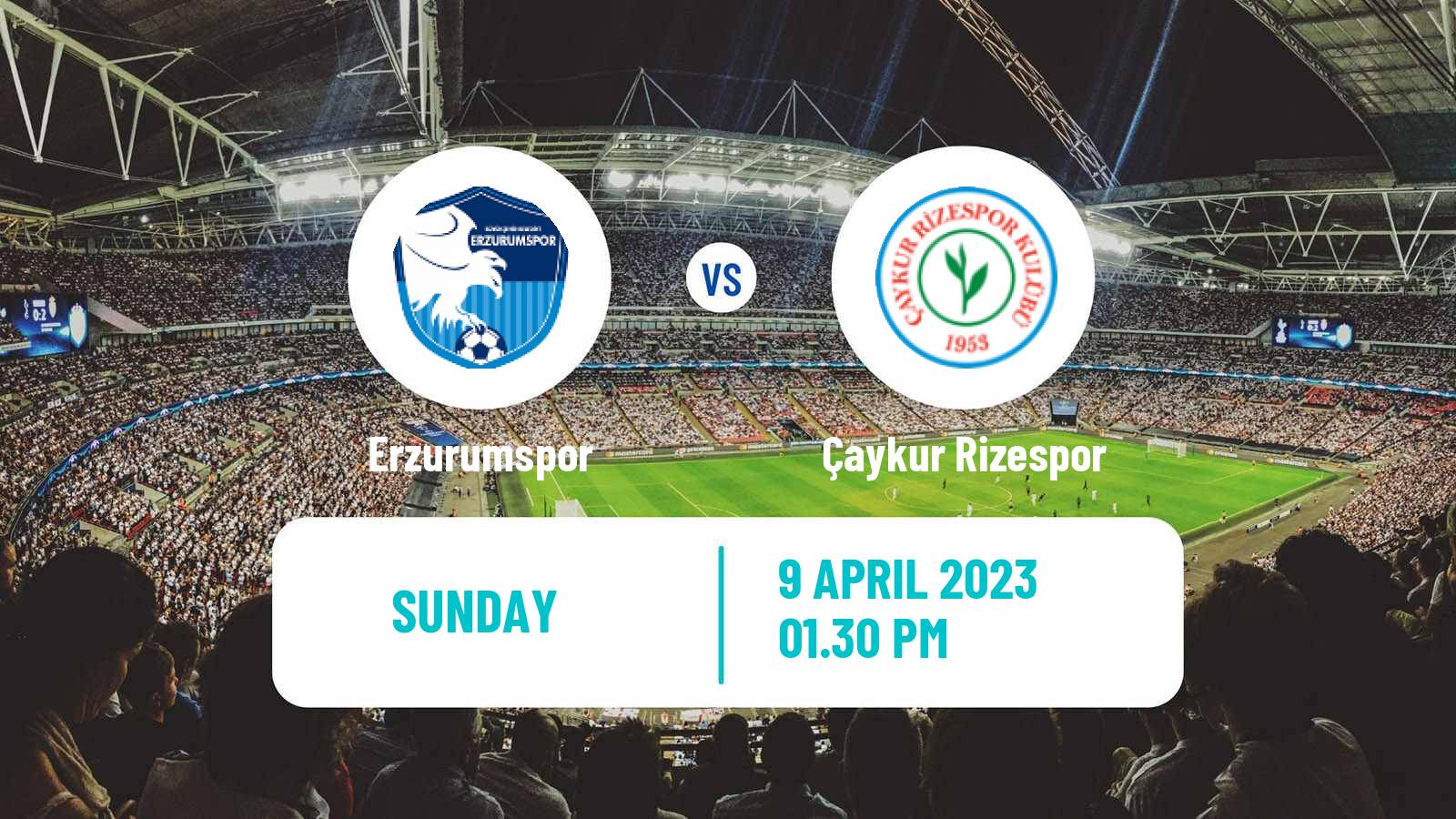 Soccer Turkish First League Erzurumspor - Çaykur Rizespor
