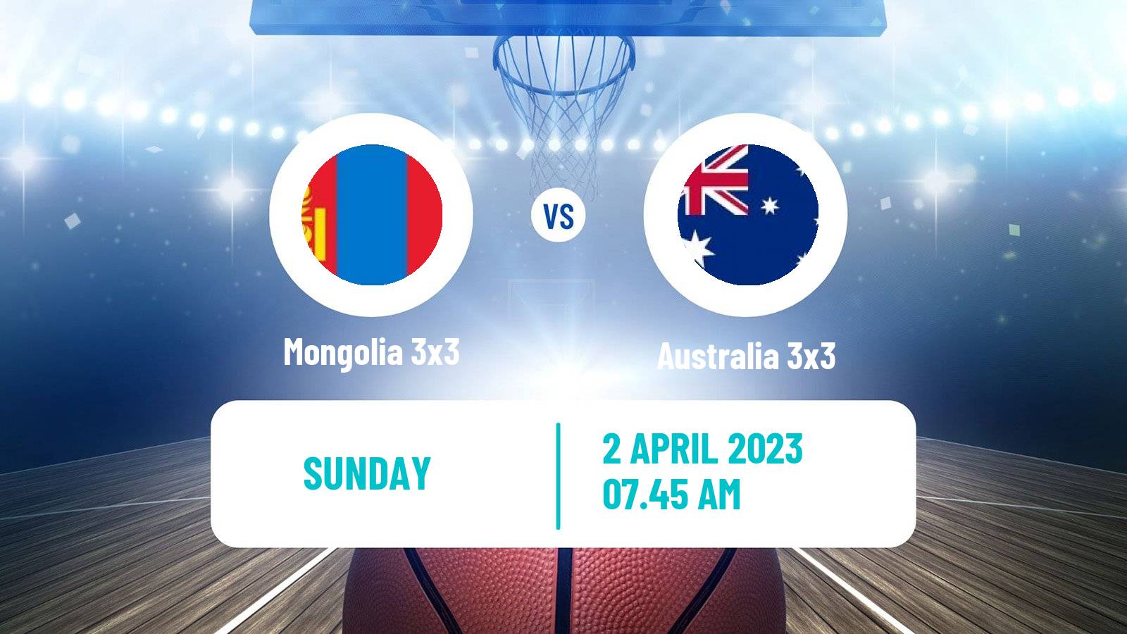 Basketball Asia Cup 3x3 Mongolia 3x3 - Australia 3x3