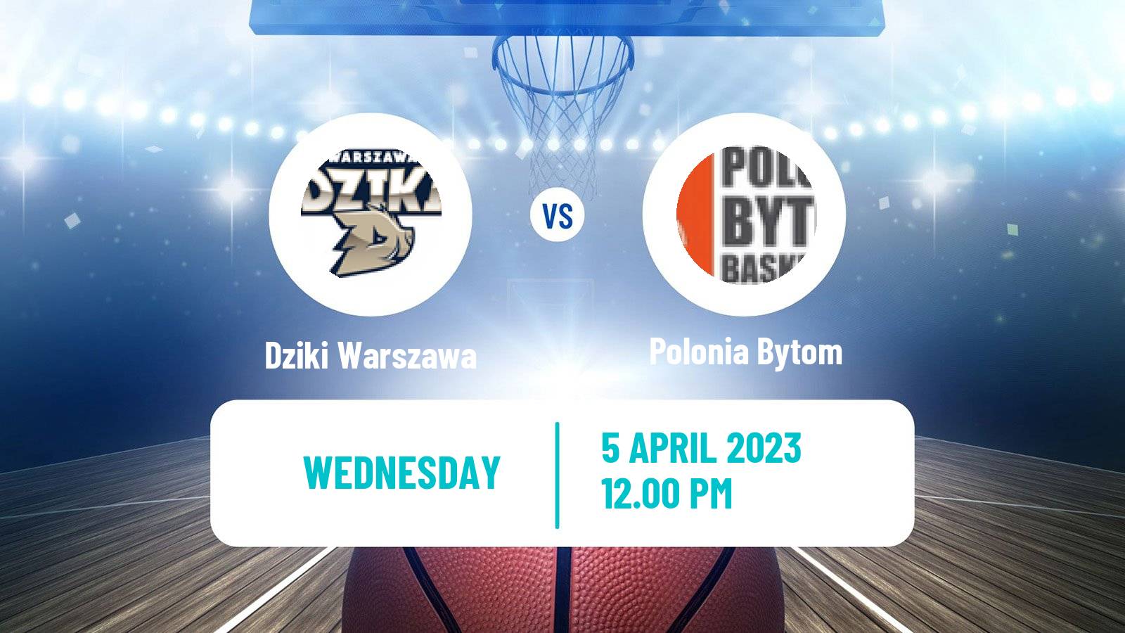 Basketball Polish 1 Liga Basketball Dziki Warszawa - Polonia Bytom