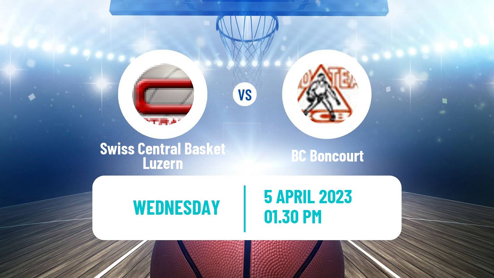 Basketball Swiss SB League Basketball Swiss Central Basket Luzern - Boncourt