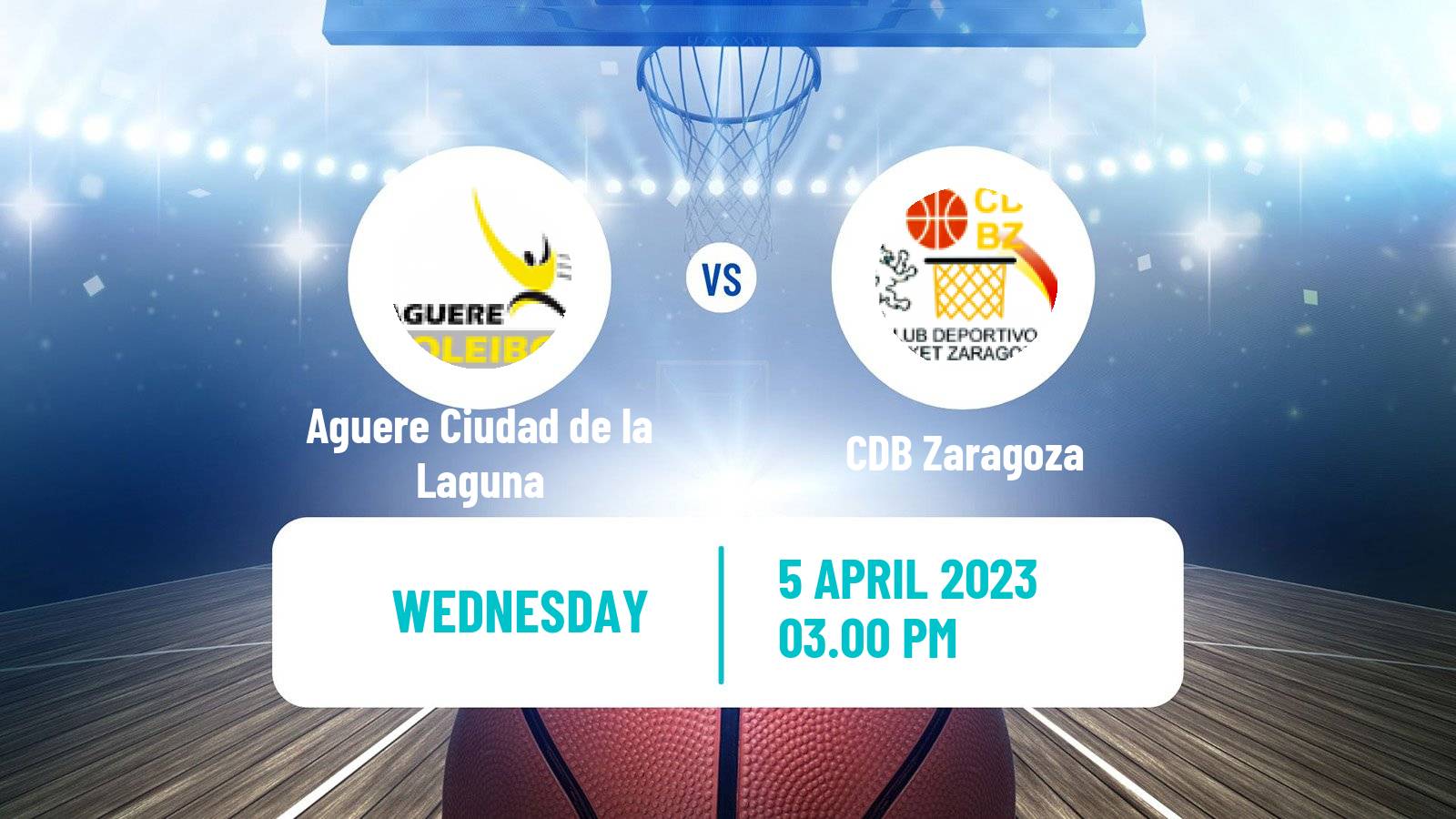 Basketball Spanish Liga Femenina Basketball Aguere Ciudad de la Laguna - Zaragoza