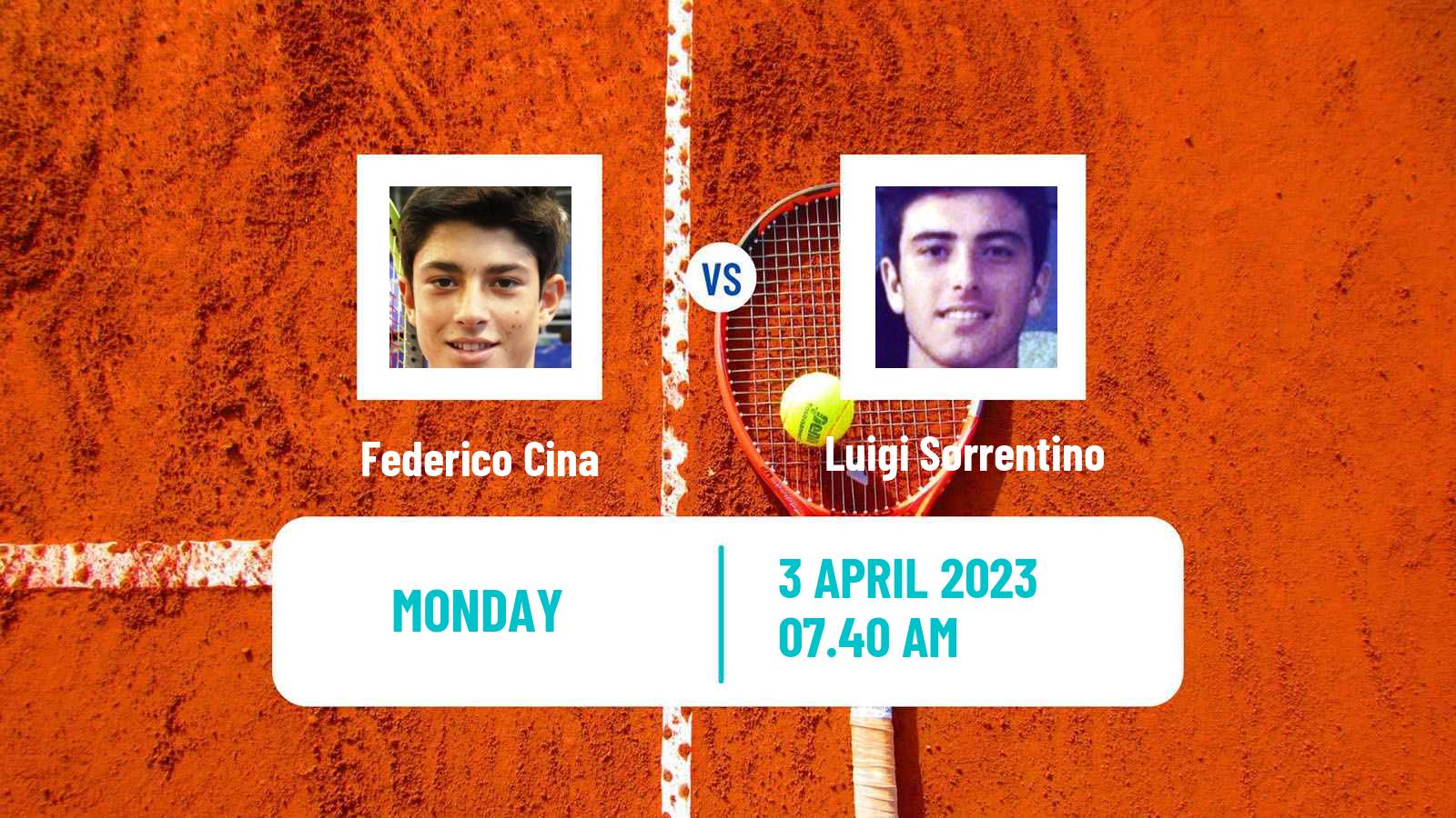 Tennis ITF Tournaments Federico Cina - Luigi Sorrentino