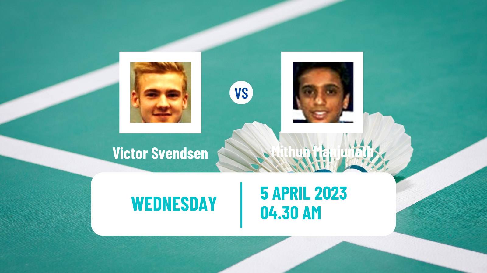 Badminton Badminton Victor Svendsen - Mithun Manjunath