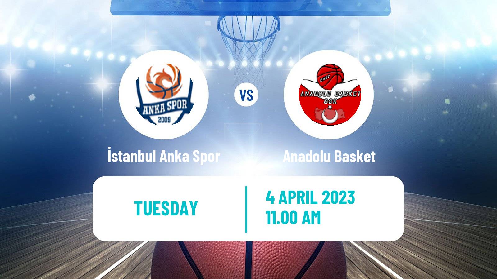 Basketball Turkish TB2L İstanbul Anka Spor - Anadolu Basket