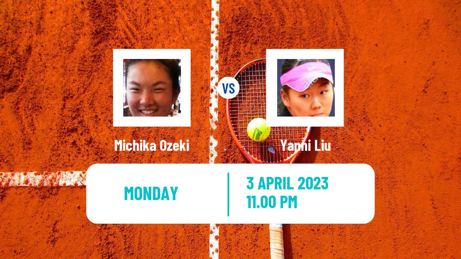 Tennis ITF Tournaments Michika Ozeki - Yanni Liu