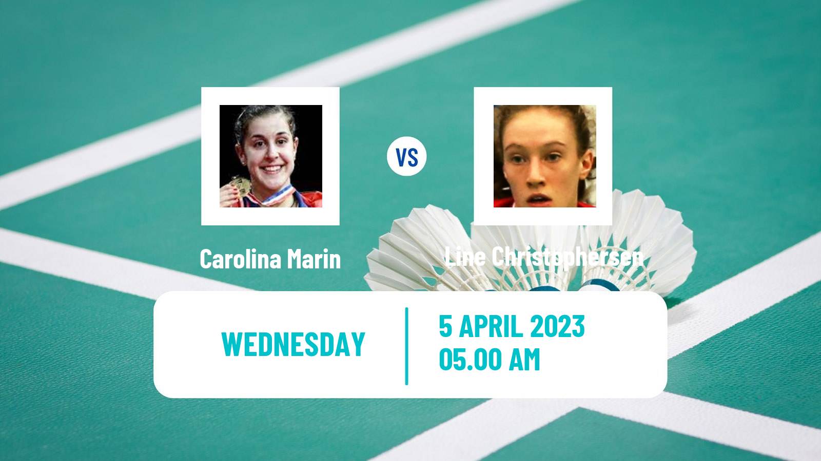 Badminton Badminton Carolina Marin - Line Christophersen