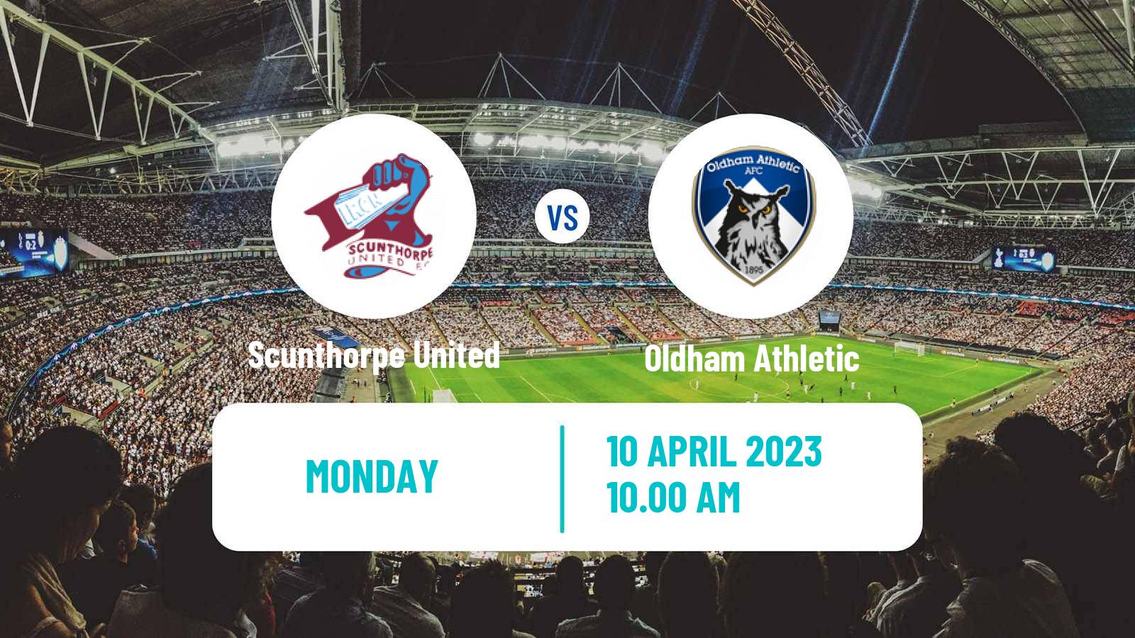 Soccer English National League Scunthorpe United - Oldham Athletic