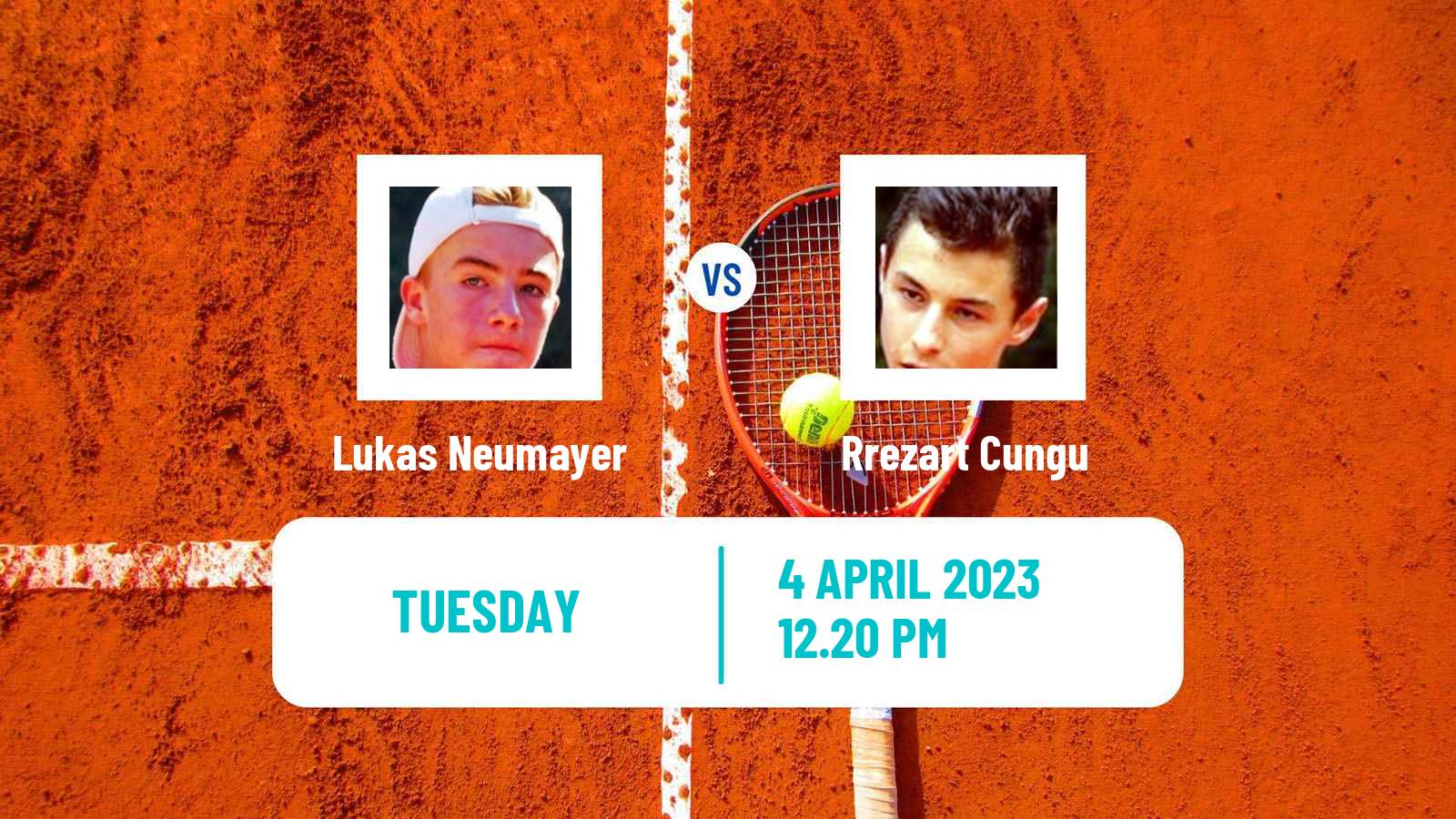 Tennis ITF Tournaments Lukas Neumayer - Rrezart Cungu