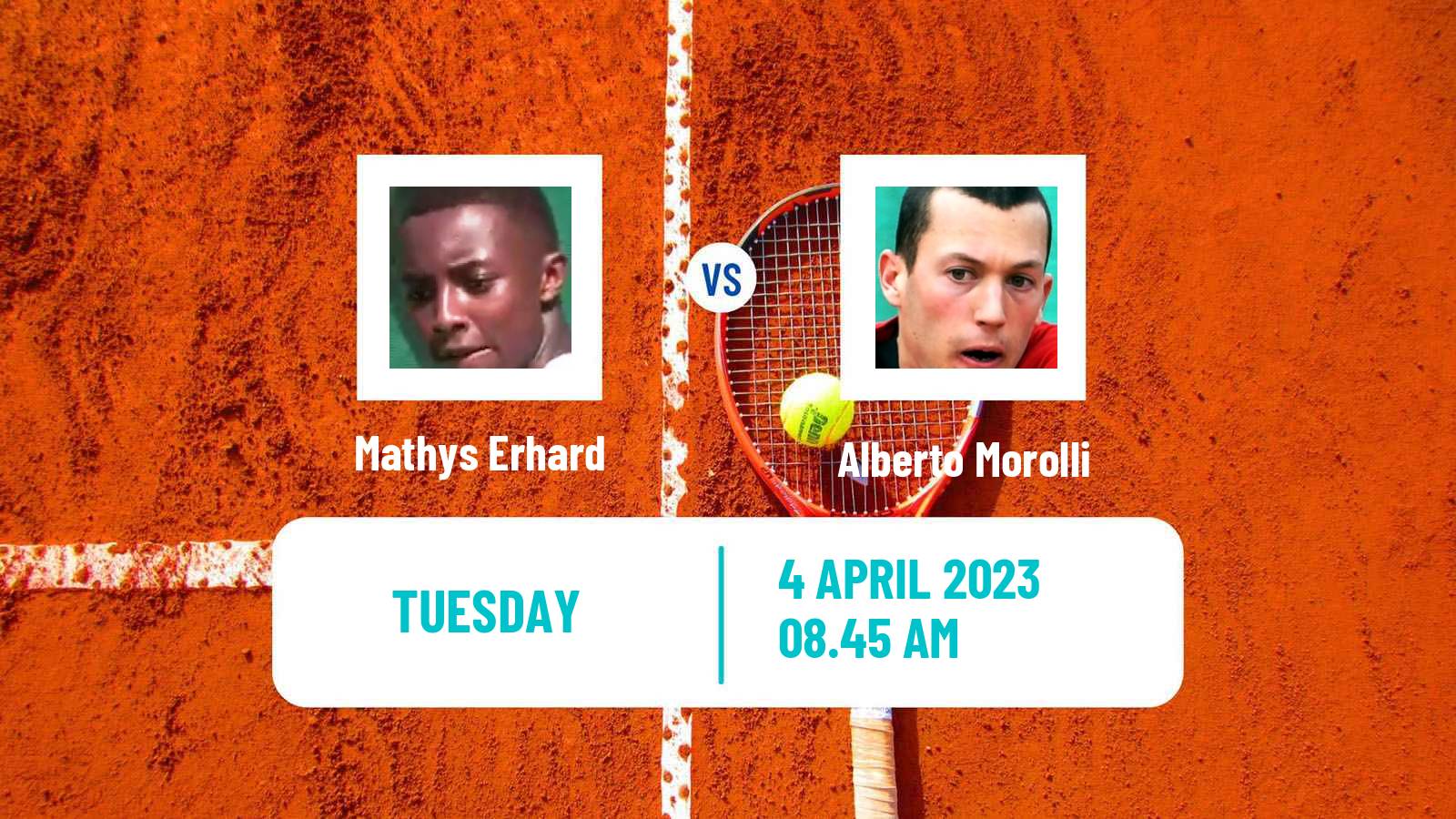 Tennis ITF Tournaments Mathys Erhard - Alberto Morolli