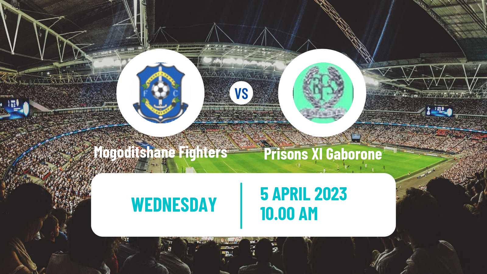 Soccer Botswana Premier League Mogoditshane Fighters - Prisons XI Gaborone