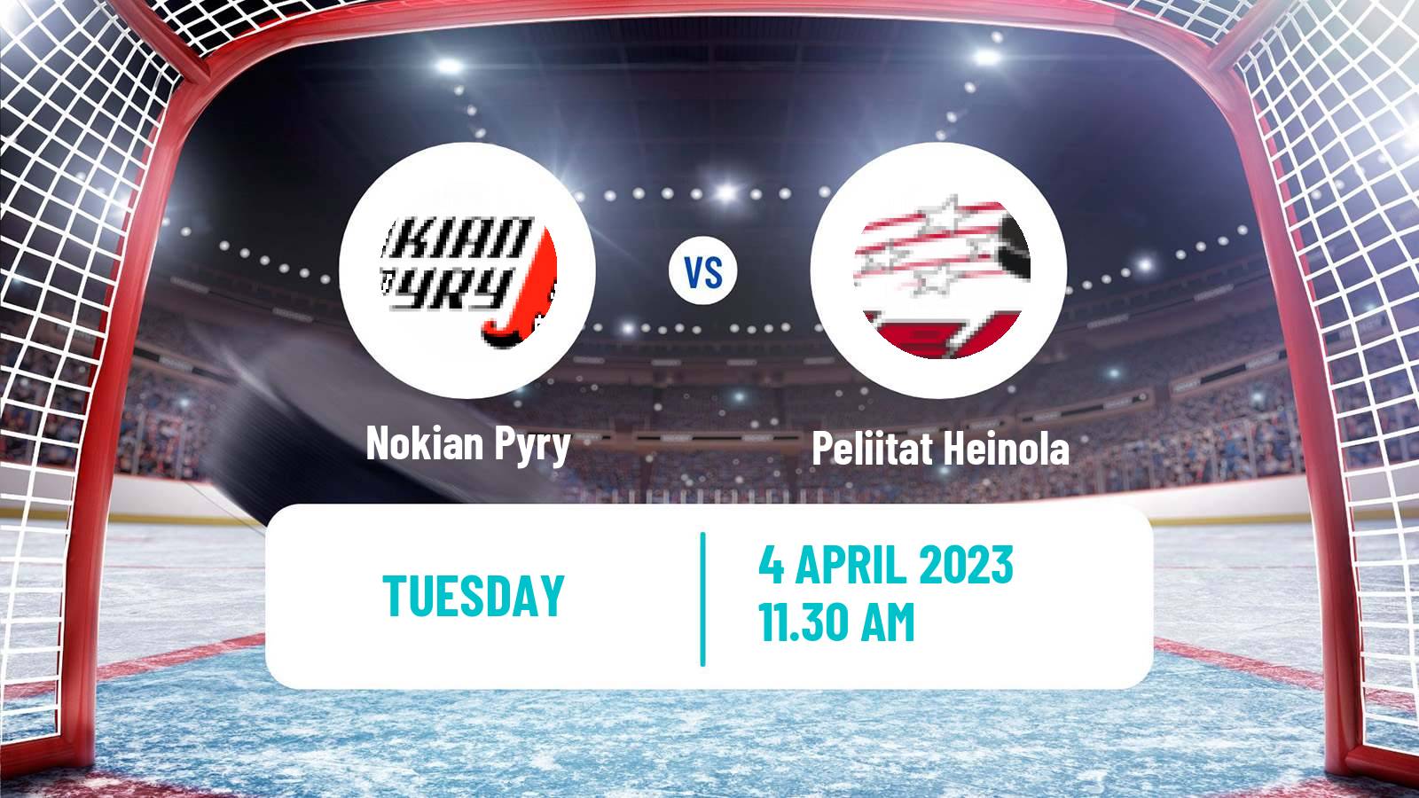 Hockey Finnish Mestis Nokian Pyry - Peliitat Heinola