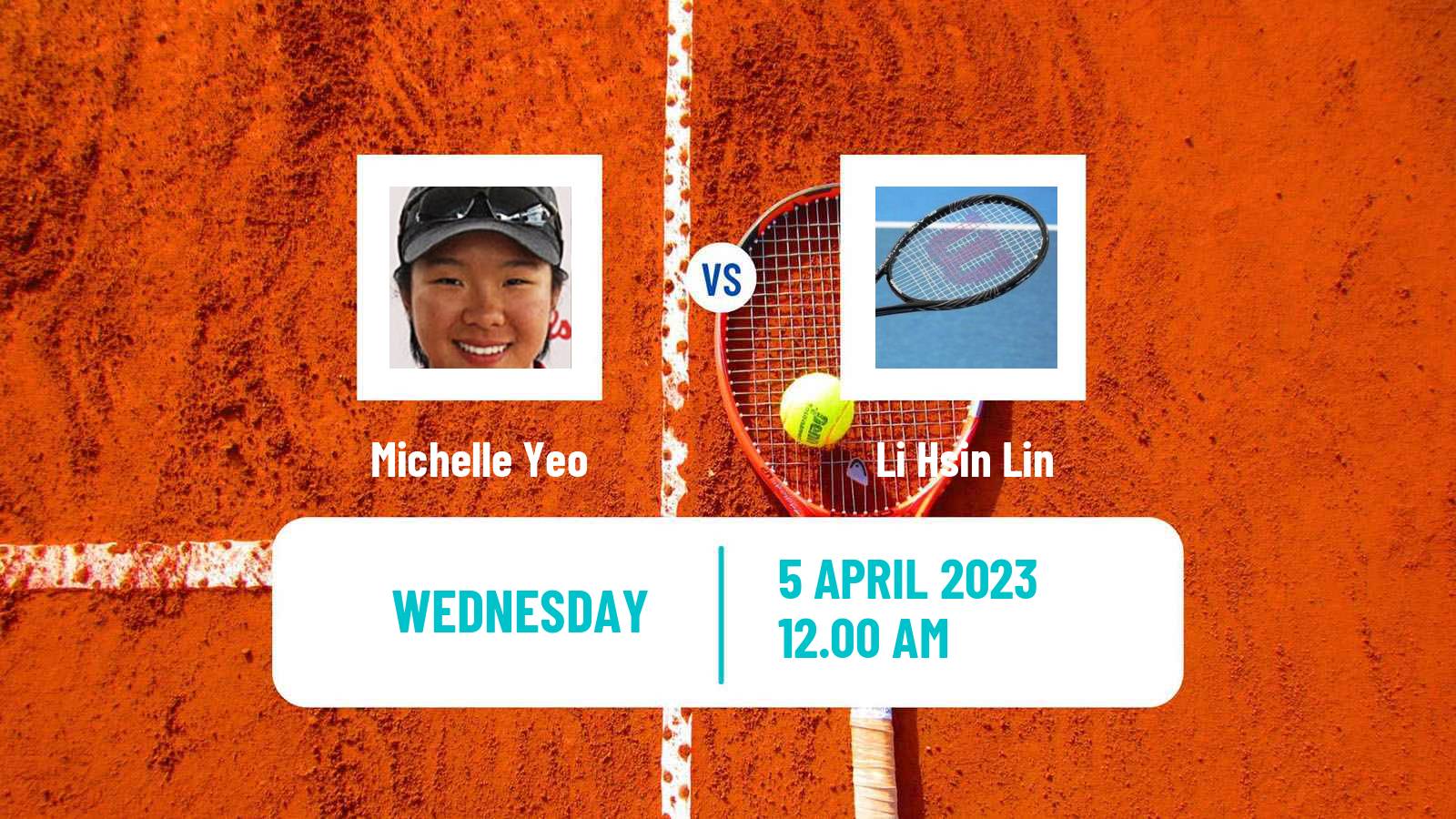 Tennis ITF Tournaments Michelle Yeo - Li Hsin Lin