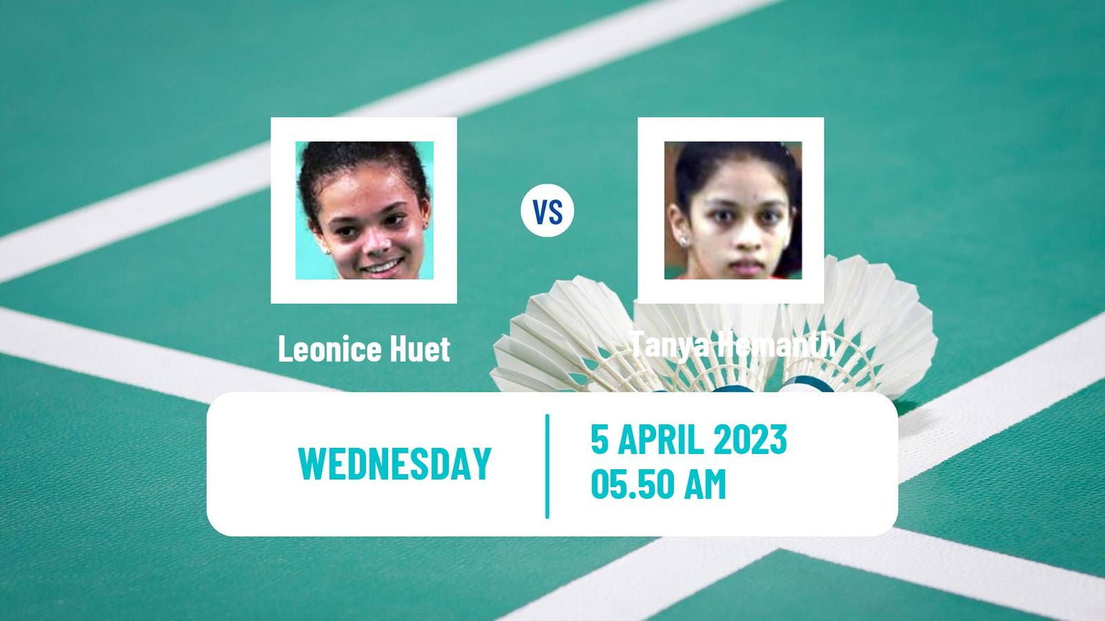 Badminton Badminton Leonice Huet - Tanya Hemanth