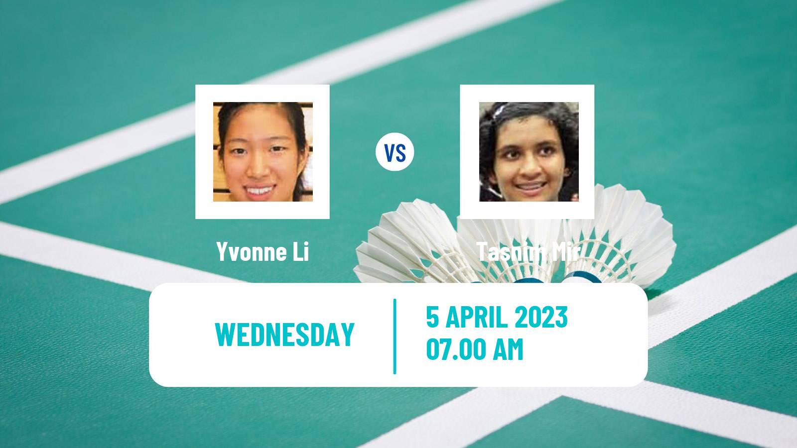 Badminton Badminton Yvonne Li - Tasnim Mir
