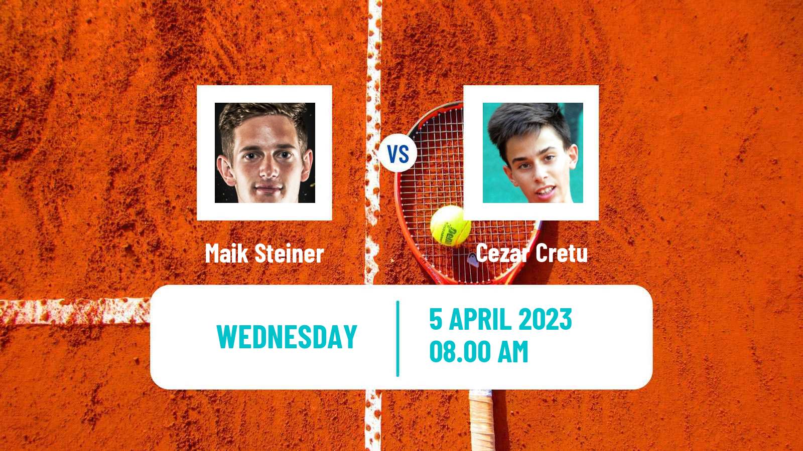 Tennis ITF Tournaments Maik Steiner - Cezar Cretu