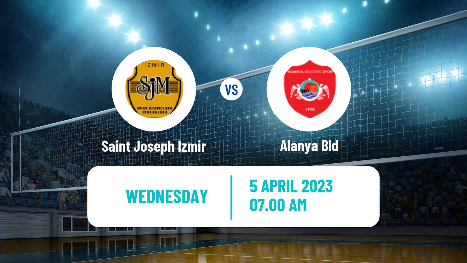Volleyball Turkish 1 Ligi Volleyball Saint Joseph Izmir - Alanya Bld