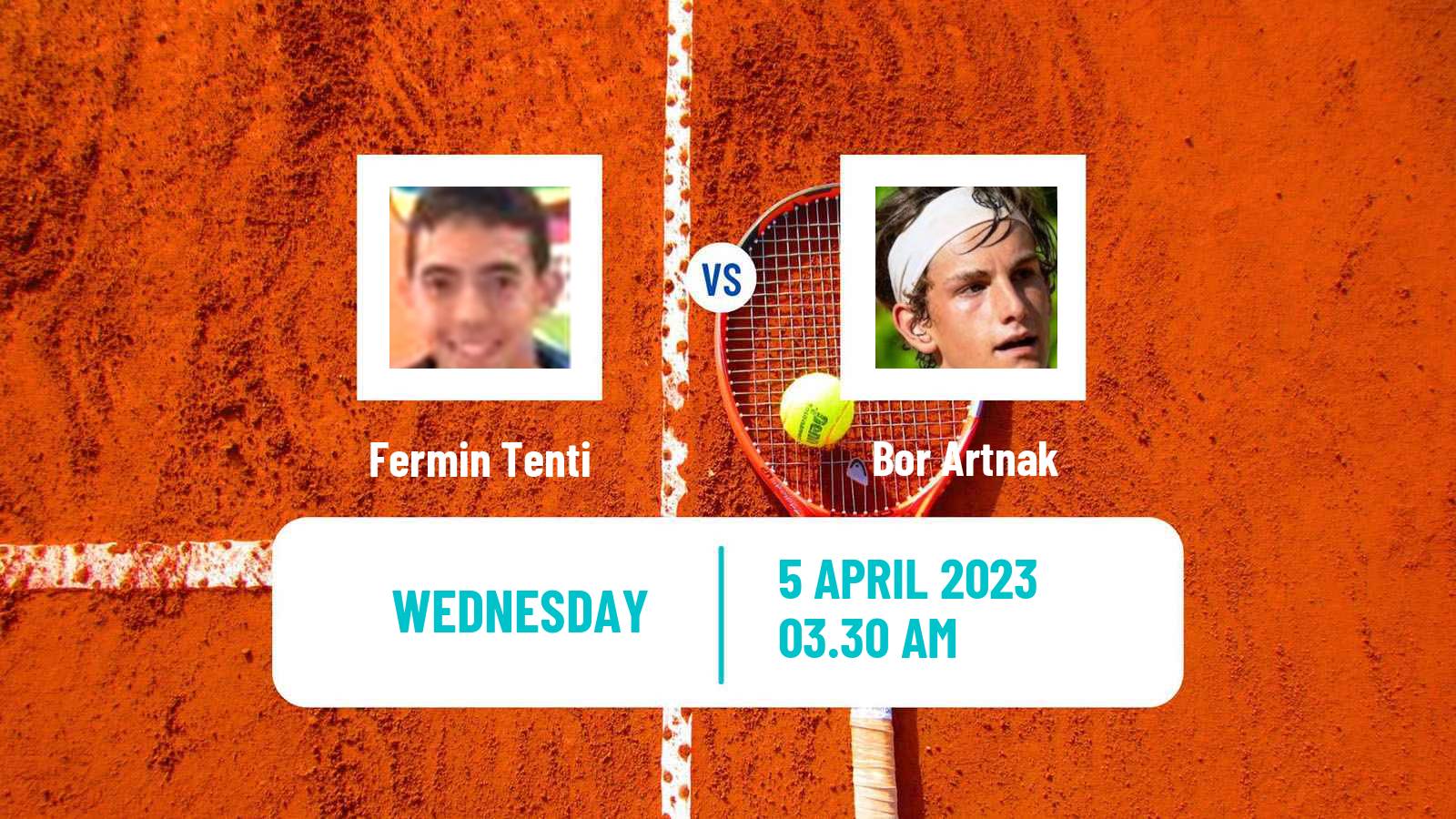 Tennis ITF Tournaments Fermin Tenti - Bor Artnak