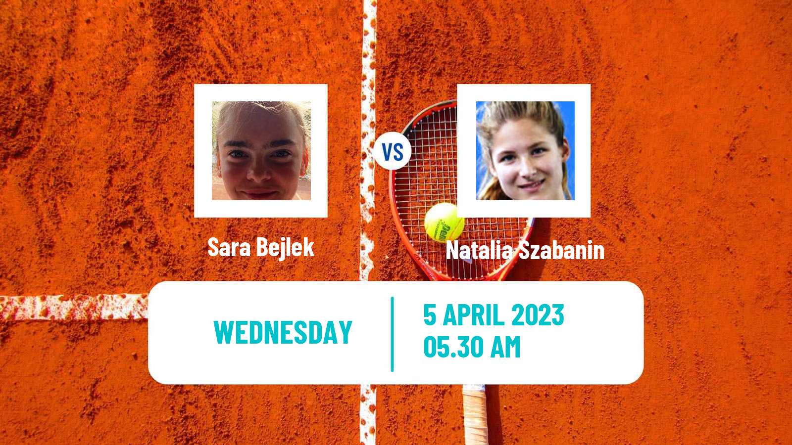 Tennis ITF Tournaments Sara Bejlek - Natalia Szabanin