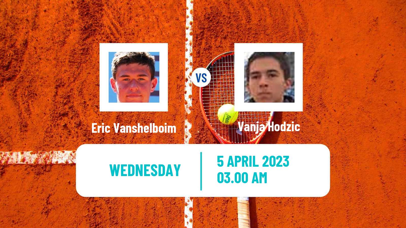 Tennis ITF Tournaments Eric Vanshelboim - Vanja Hodzic