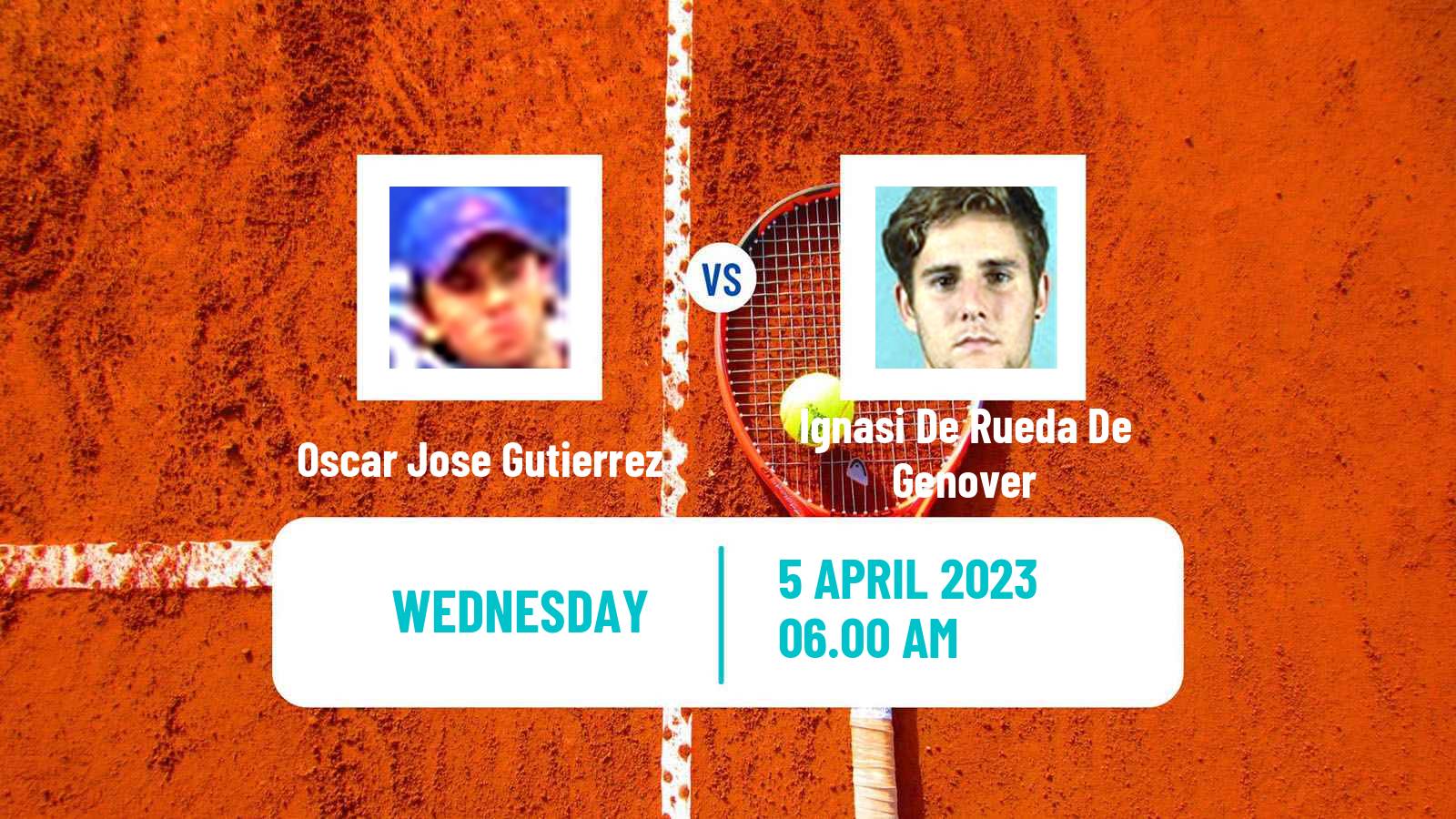 Tennis ITF Tournaments Oscar Jose Gutierrez - Ignasi De Rueda De Genover