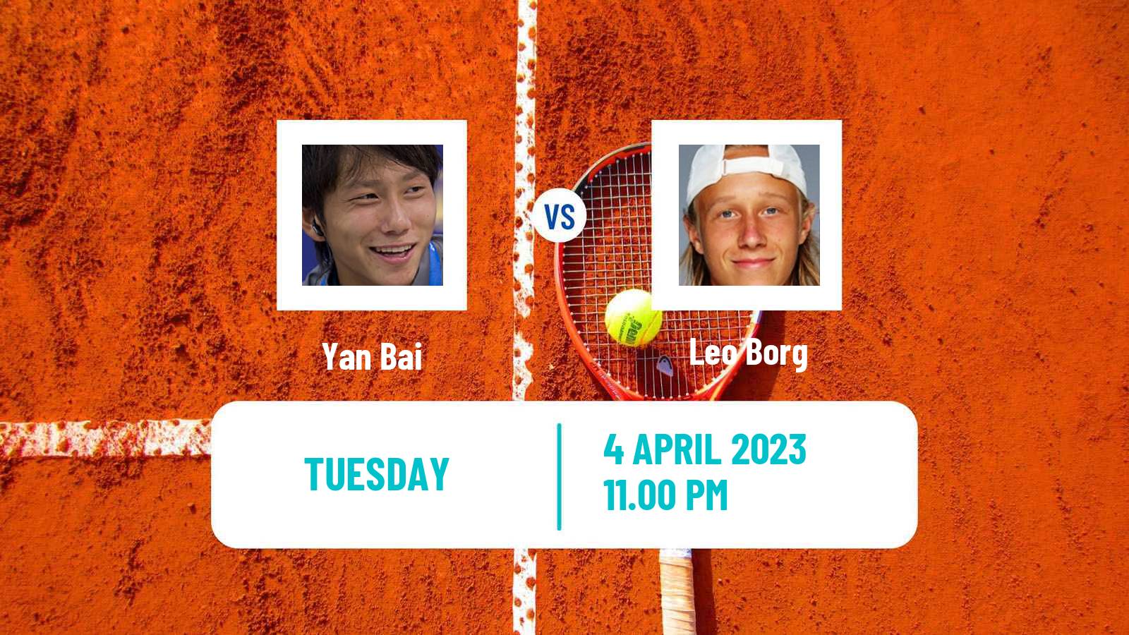 Tennis ITF Tournaments Yan Bai - Leo Borg