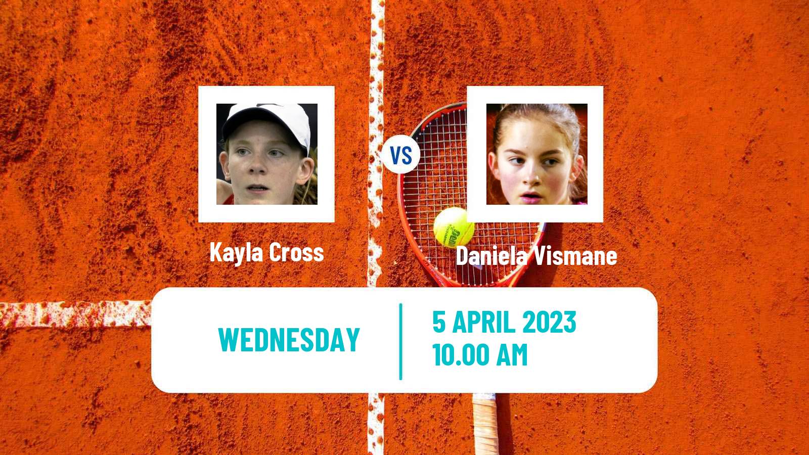 Tennis ITF Tournaments Kayla Cross - Daniela Vismane