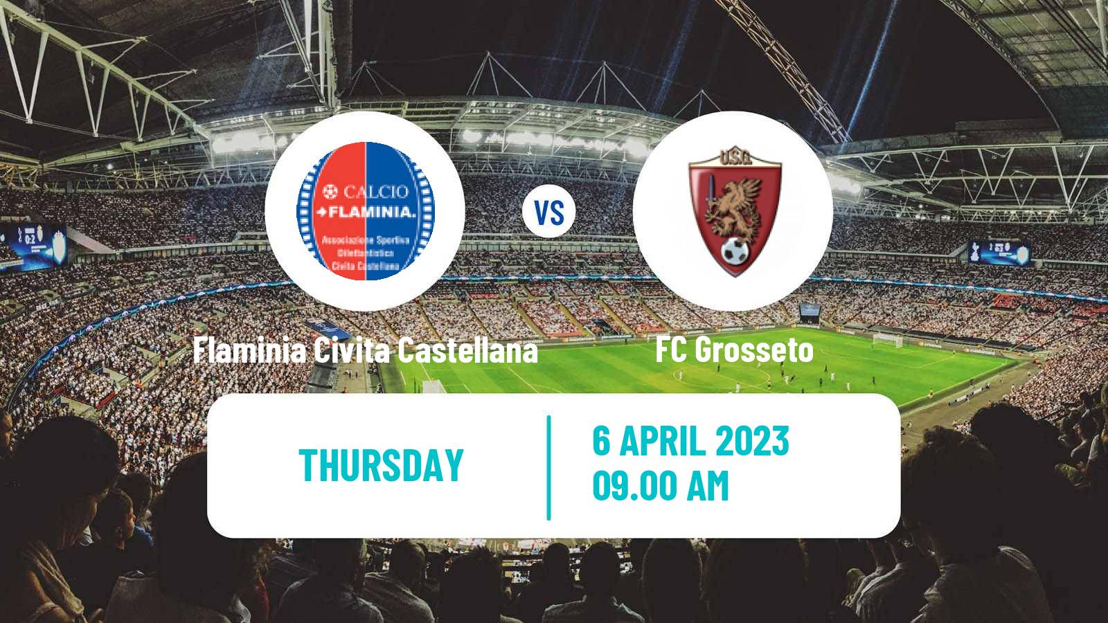 Soccer Italian Serie D - Group E Flaminia Civita Castellana - Grosseto
