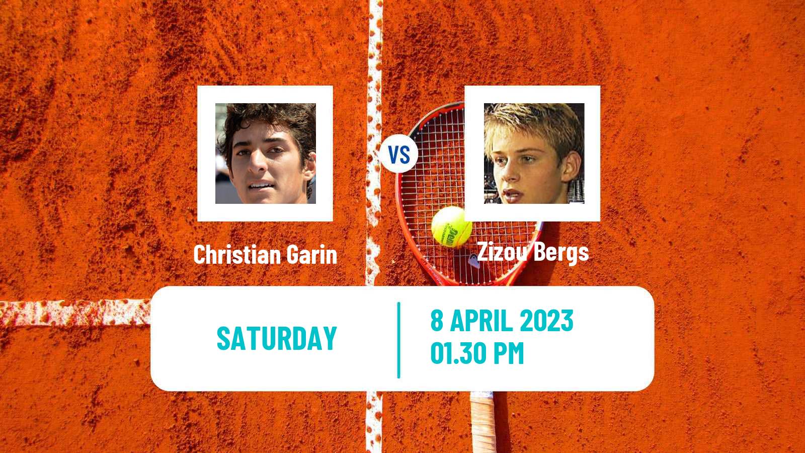 Tennis ATP Houston Christian Garin - Zizou Bergs