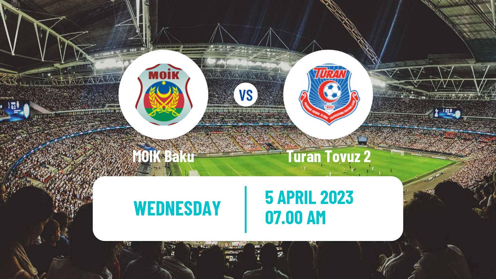Soccer Azerbaijan First Division MOIK Baku - Turan Tovuz 2