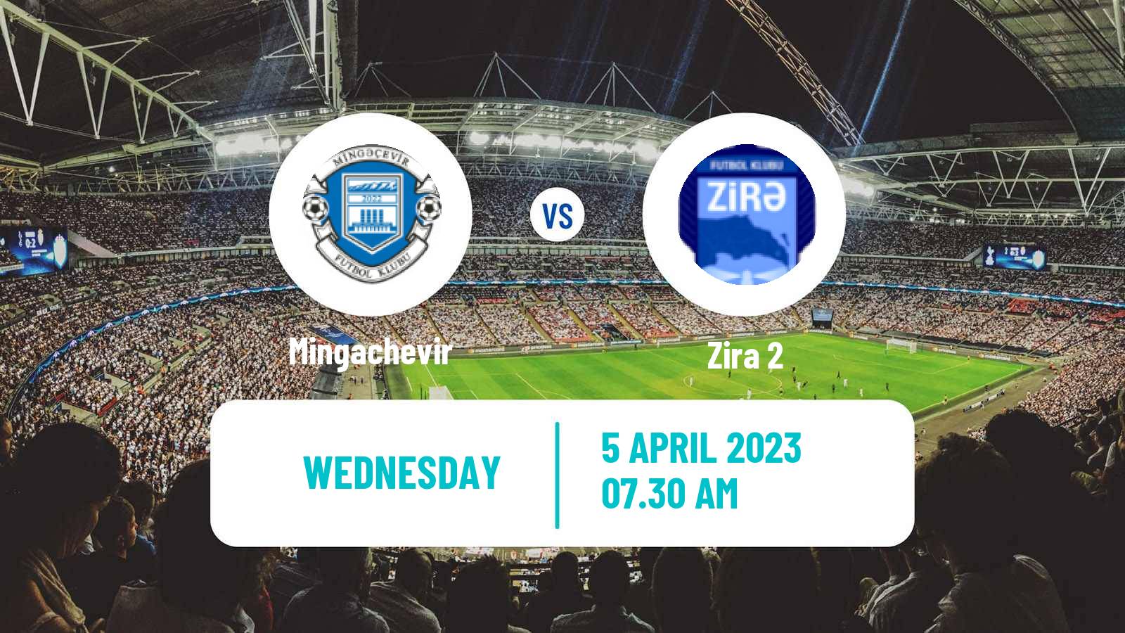 Soccer Azerbaijan First Division Mingachevir - Zira 2