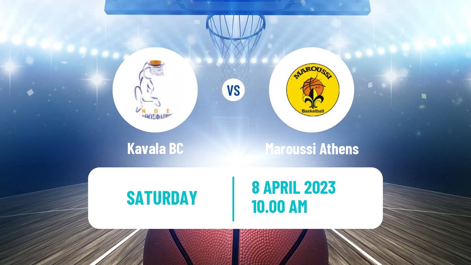 Basketball Greek Elite League Basketball Kavala - Maroussi Athens