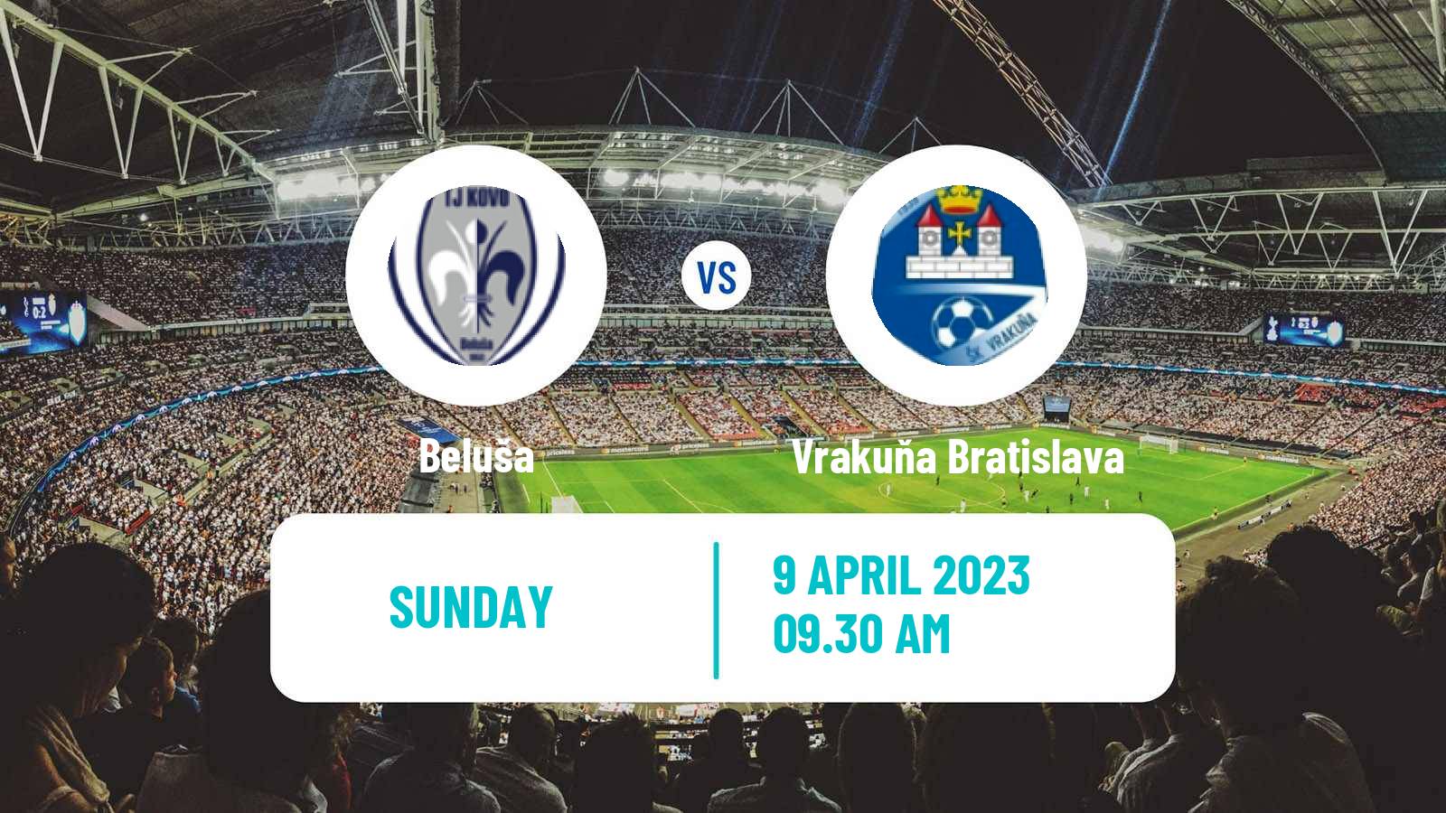 Soccer Slovak 3 Liga West Beluša - Vrakuňa Bratislava