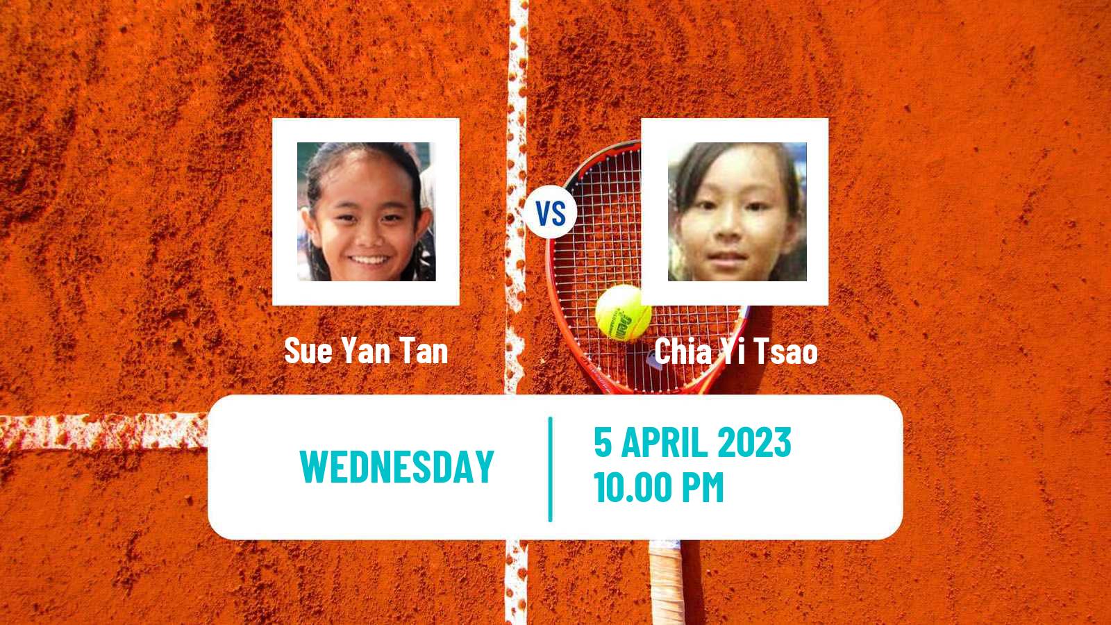 Tennis ITF Tournaments Sue Yan Tan - Chia Yi Tsao