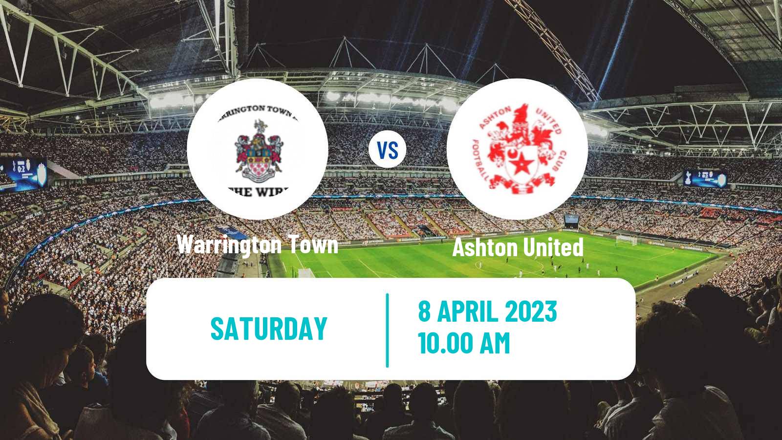 Soccer English NPL Premier Division Warrington Town - Ashton United