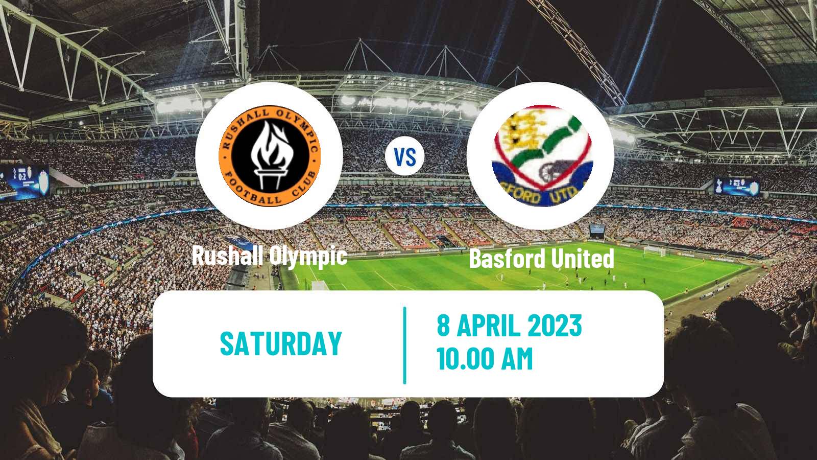 Soccer English Southern League Central Division Rushall Olympic - Basford United